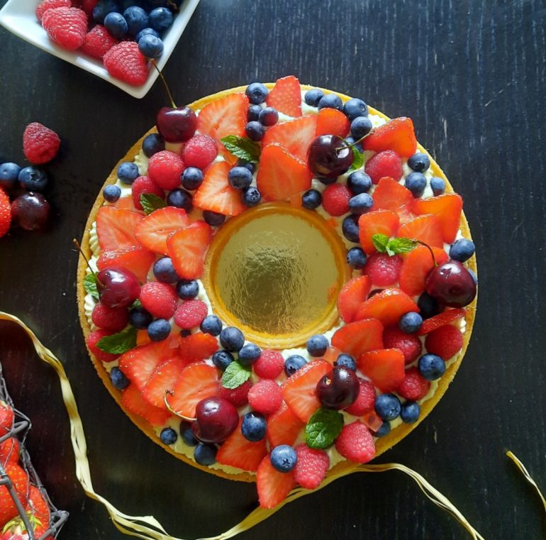 Tarte fruits rouges Couronne