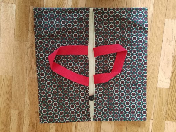 Sac à tarte Vitrail - Tissu violet et tissu enduit – Image 2