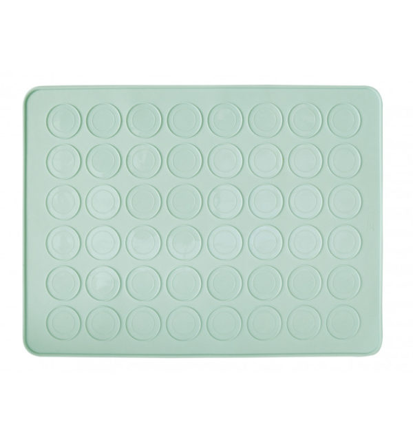 Tapis silicone pour macarons avec empreintes