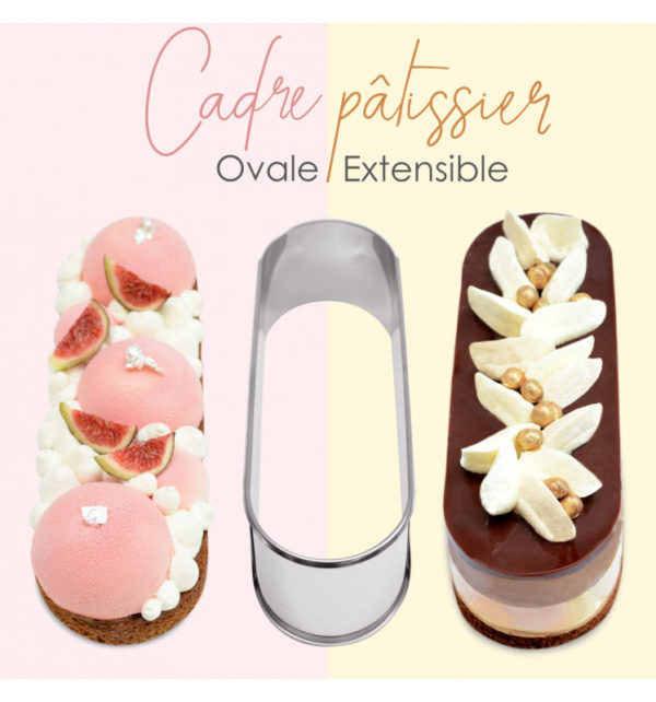 Cadre pâtissier ovale extensible – Image 2