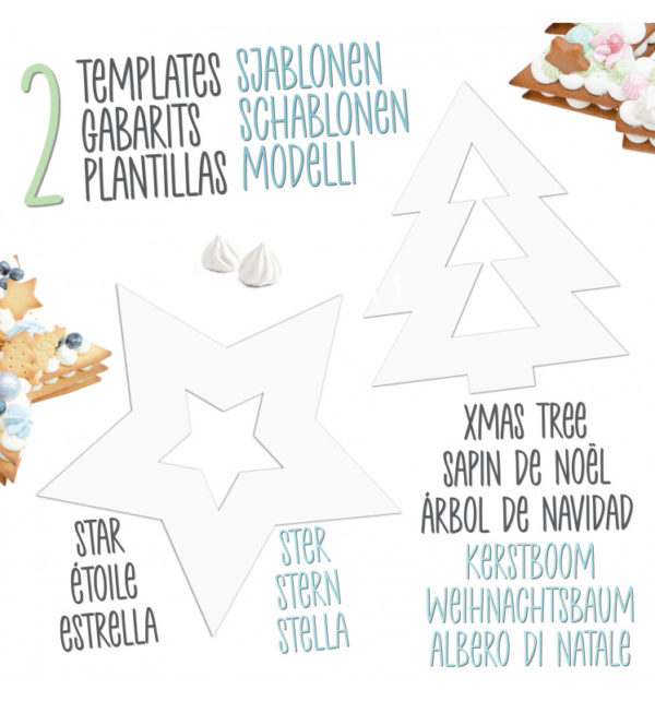 Christmas Cake / Gâteau en forme de sapin ou d'étoile – Image 6