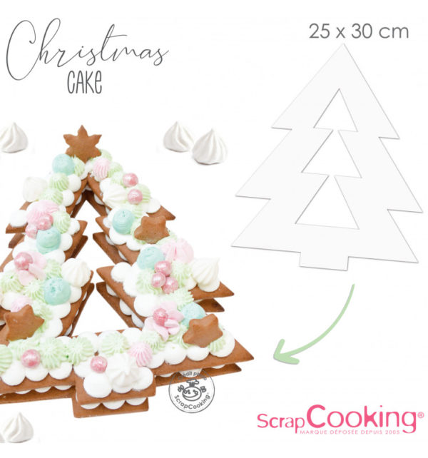 Christmas Cake / Gâteau en forme de sapin ou d'étoile – Image 5