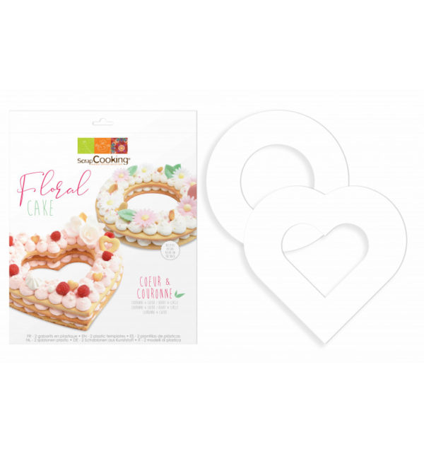 Floral Cake / Gâteau en forme de cœur ou de couronne – Image 4
