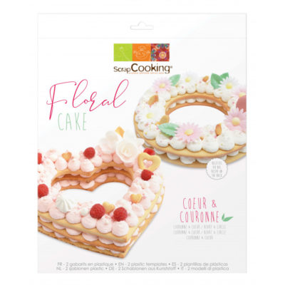 Gâteau en forme de coeur ou couronne