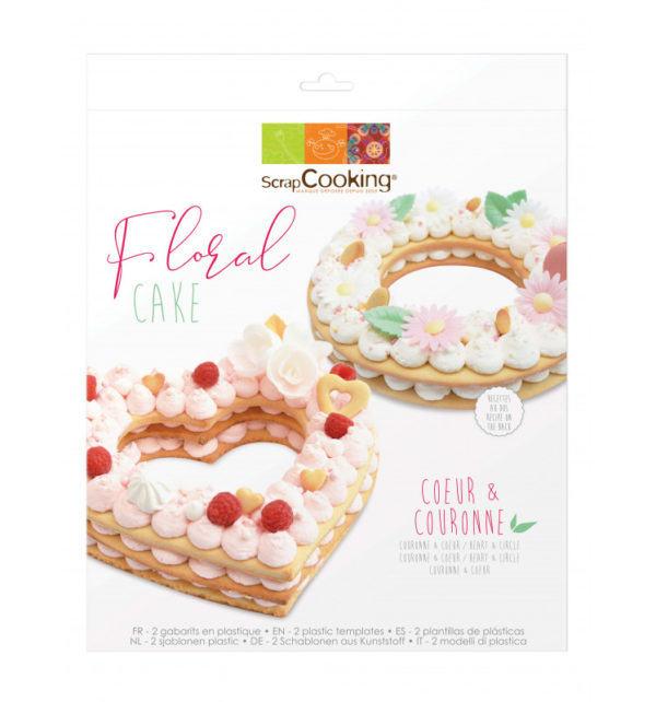 Gâteau en forme de coeur ou couronne